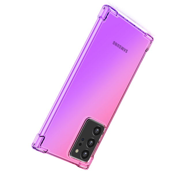 Effektivt silikonebeskyttelsescover - Samsung Galaxy Note 20 Ultra Transparent