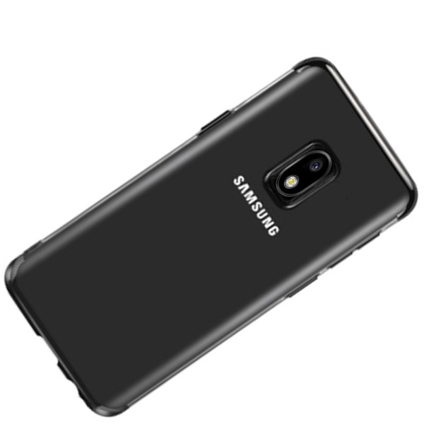 Stilfuldt beskyttelsescover - Samsung Galaxy J3 2017 Silver