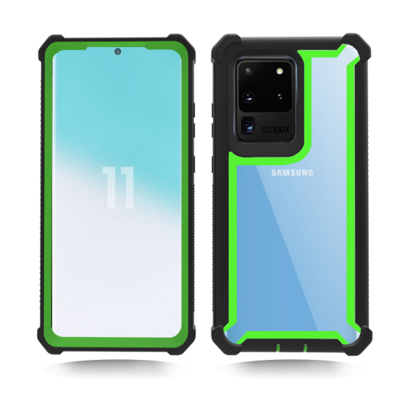 Samsung Galaxy S20 Ultra - Beskyttelsescover Svart/Grön