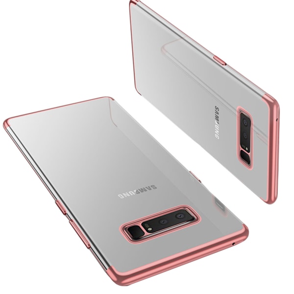 Samsung Galaxy Note 8 - Stilfuldt silikonecover Röd