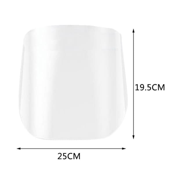 Smidigt Bekvämt Skyddsvisir Face Shield Transparent
