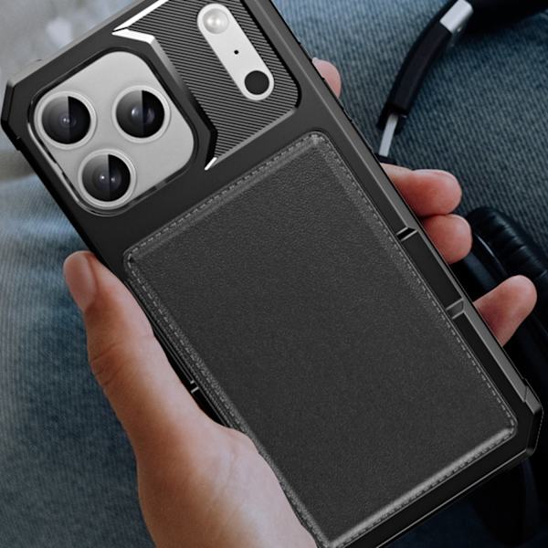 Fodral med Skydd & Kortfack kompatibelt med iPhone 17 Pro