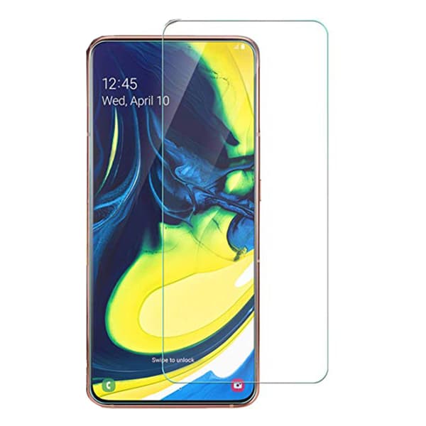 2-PACK Galaxy A80 Skärmskydd Standard HD 0,3mm Transparent