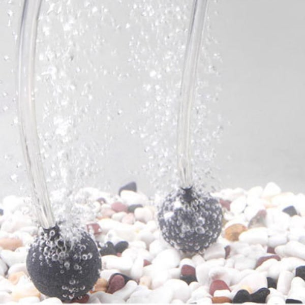 Effektiv og praktisk Mini Oxygen Aquarium Stone Grå