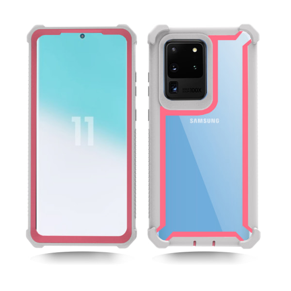 Beskyttelsescover - Samsung Galaxy S20 Ultra Svart/Rosé