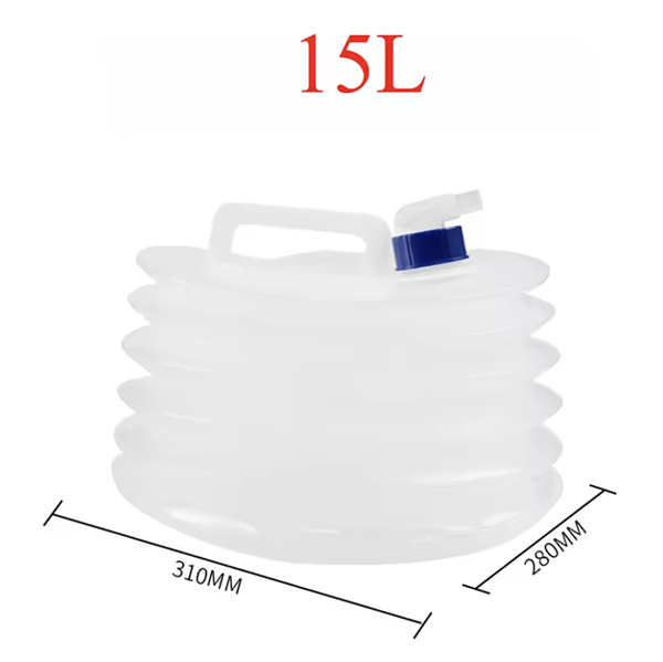 Vattenpåse Fällbar 15L  Den smarta vattenlösningen 5/10/15L 15L