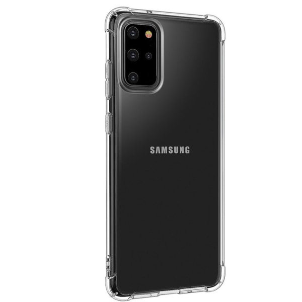 Samsung Galaxy S20 Plus - Iskuja vaimentava tyylikäs kansi Transparent/Genomskinlig