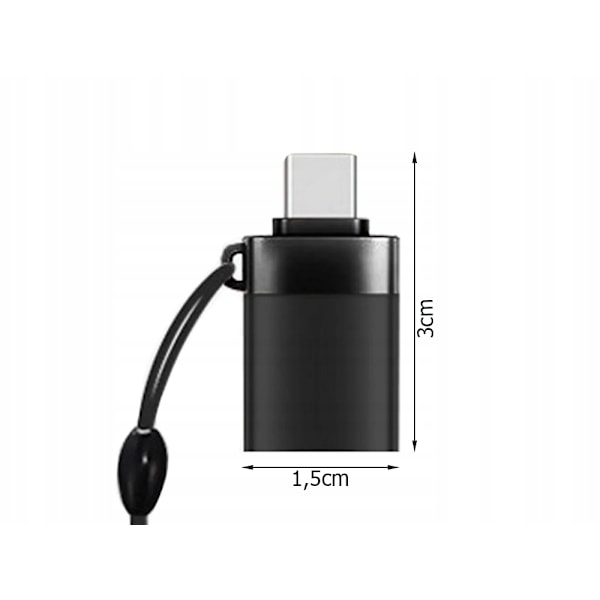 USB-C till USB-A 3.0 Adapter - För data och laddning