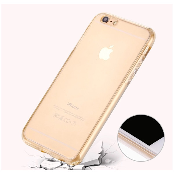 iPhone 6/6S Plus - Dubbelt Silikonfodral (TOUCHFUNKTION) Guld