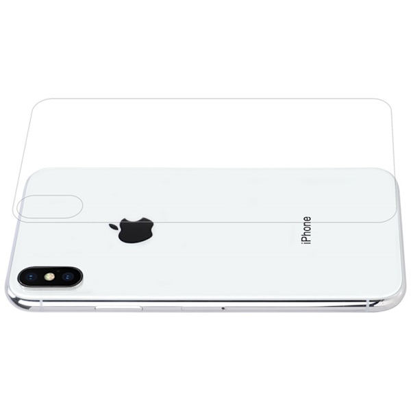 iPhone X/XS - 2st HeliGuards Skyddsglas för Baksida Genomskinlig