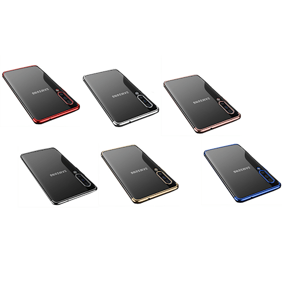 Silikonskal - Samsung Galaxy A50 Silver