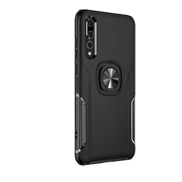 Huawei P20 - Stilrent Skal med Kickstand (LEMAN) Petrol