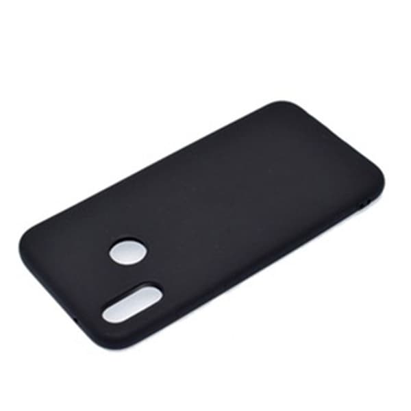 Stilsikkert Mat Silikoncover - Huawei P20 Lite (NKOBEE) Svart