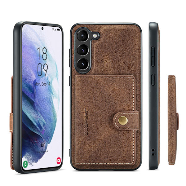 Skal med Kortfack - Samsung Galaxy S23 Plus Grön