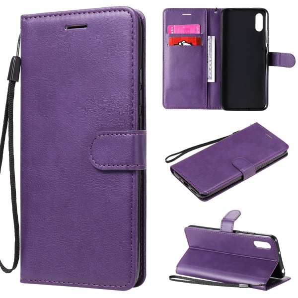 Xiaomi Redmi 9AT - Elegant Floveme Wallet Case Lila