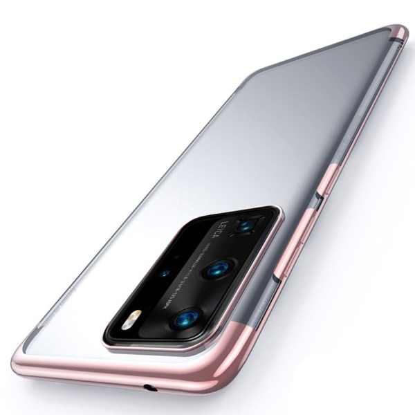 Stilfuldt silikonecover (FLOVEME) - Huawei P40 Pro Svart