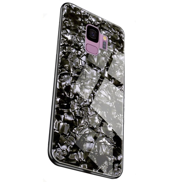 Samsung Galaxy S9 - Stilfuldt stødabsorberende marmorcover Svart