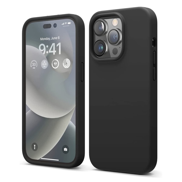 Klassisk Silikondeksel (Floveme) - iPhone 14 Pro Max Rosa