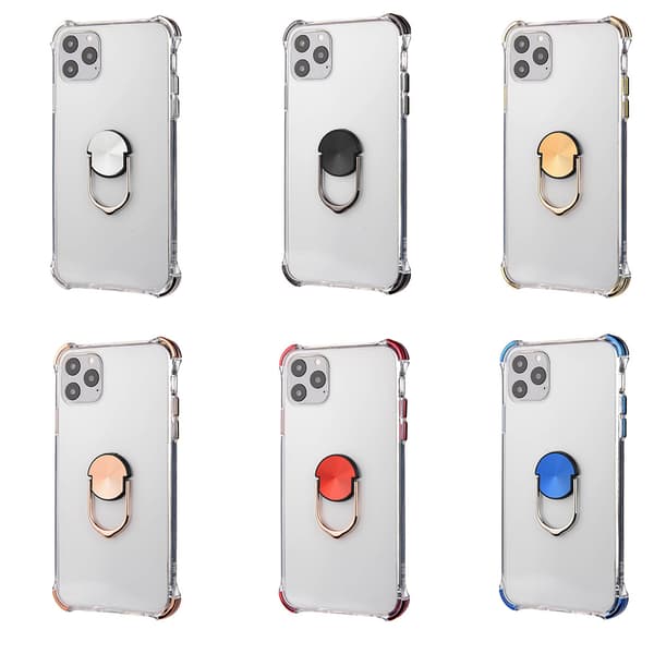 iPhone 11 Pro - Skyddsskal med Ringhållare Svart