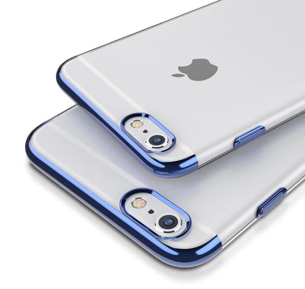 iPhone 7 PLUS - Stilrent Exklusivt Silikonskal FLOVEME Silver