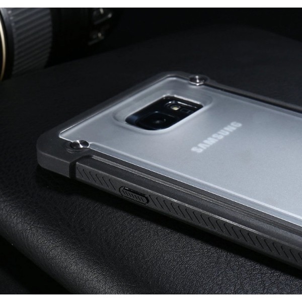 Samsung Galaxy S7 Edge - Kestävä iskuja vaimentava kotelo Vit