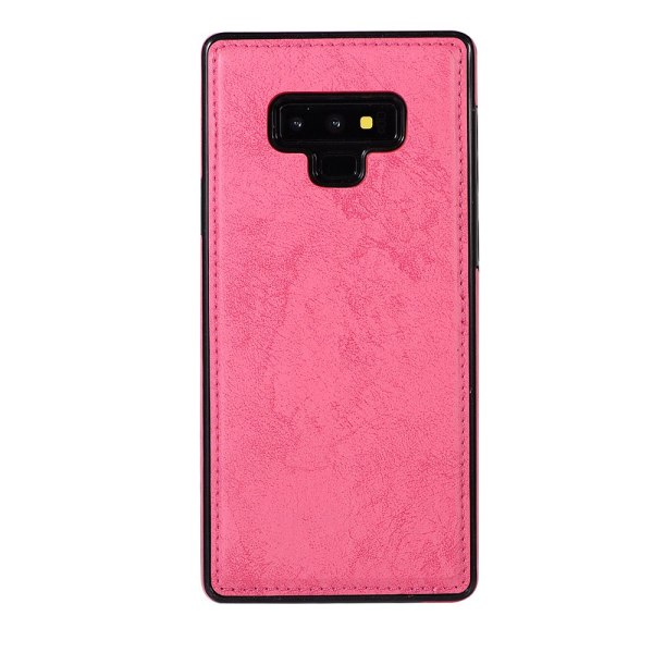 Stilfuldt Leman etui med dobbelt funktion - Samsung Galaxy Note 9 Rosa