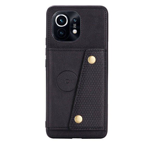 Stilsäkert Skyddsskal med Kortfack - Xiaomi Mi 11 Mörkblå