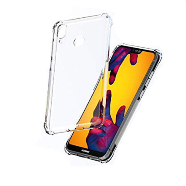 Huawei P20 Lite - Silikonskal Blå/Rosa