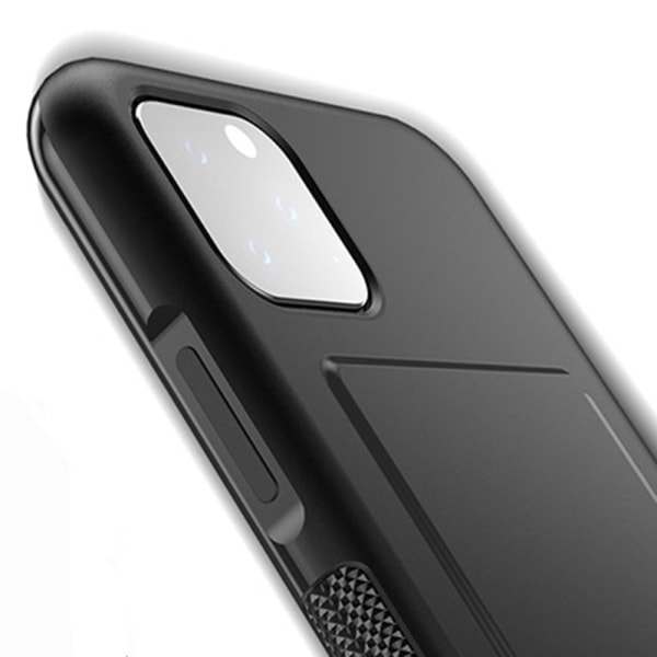 Smidigt Skal med Korthållare - iPhone 11 Pro Max Röd