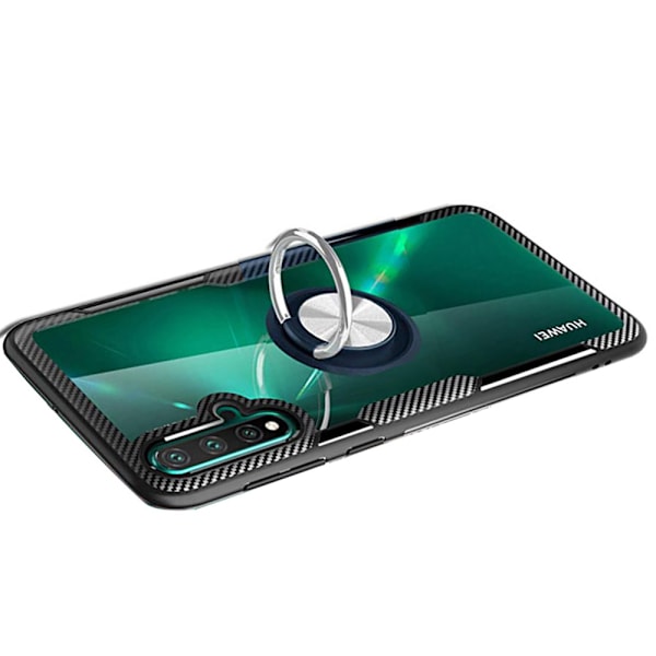 Huawei Nova 5T - Professionellt Skal med Ringhållare Röd