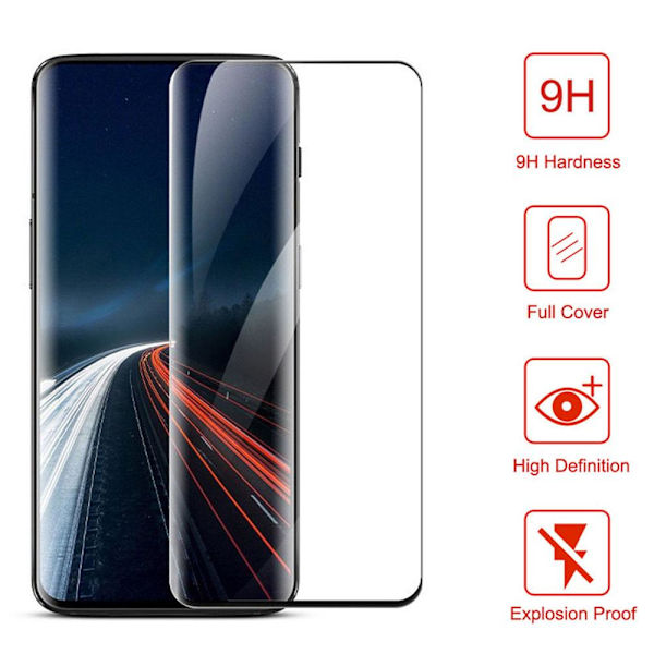 Skärmskydd 3D 0,3mm OnePlus 7 Pro Svart