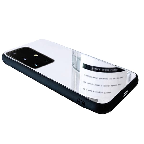 Genomtänkt Spegelskal - Samsung Galaxy A71 Silver Silver