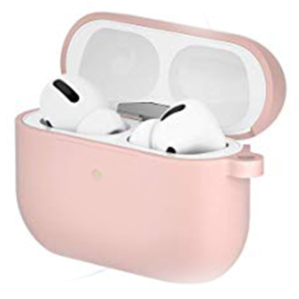 Robust Stötdämpande Silikonskal för AirPods Pro/3 Svart