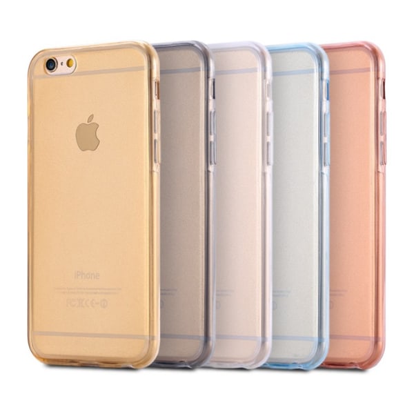 iPhone 7 - Exklusivt Smart Dubbelt Silikonfodral TOUCHFUNKTION Rosa