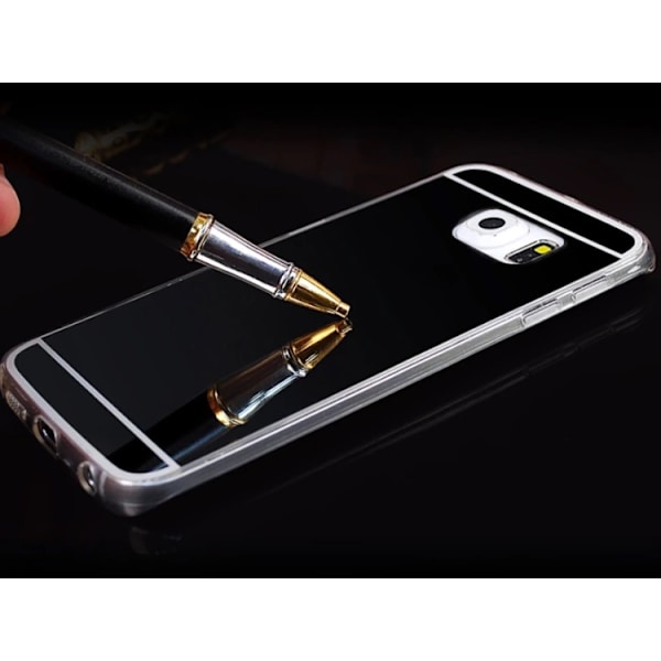 S6 Edge Spegelskal SVART