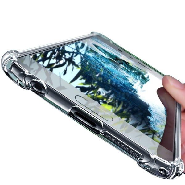 Samsung Galaxy A80 - Tyylikäs iskunkestävä kuori Transparent/Genomskinlig