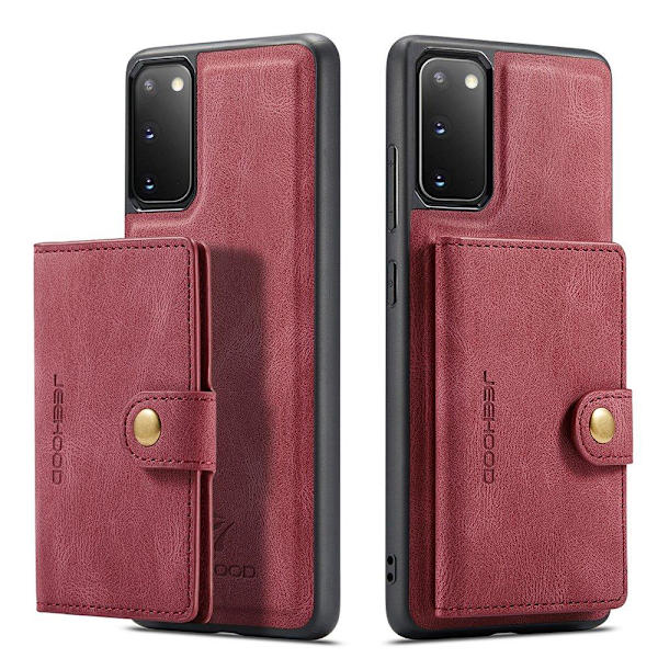 Glat cover med kortholder - Samsung Galaxy S20 FE Grön