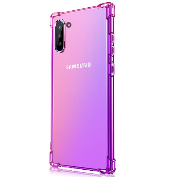 Skyddande FLOVEME Silikonskal - Samsung Galaxy Note10 Transparent