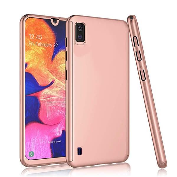 Stötdämpande Dubbelskal - Samsung Galaxy A10 Guld
