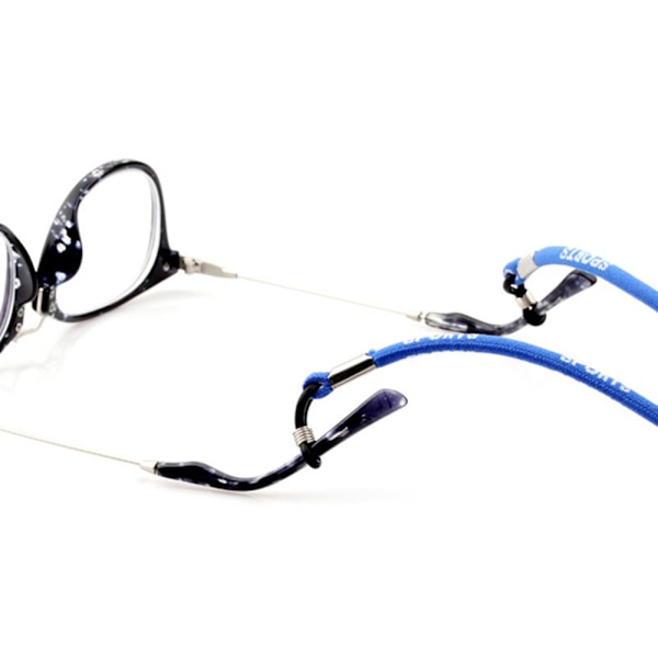 Justerbar smidig brille/solbrille snor Svart