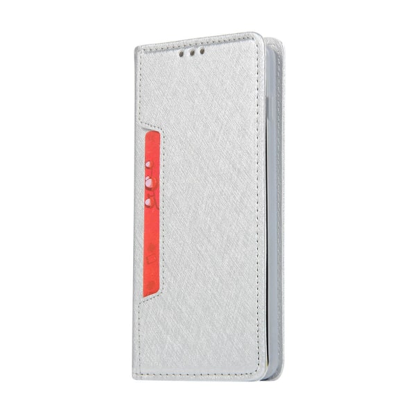 Samsung Galaxy S10 Plus - Elegant Floveme Plånboksfodral Silver