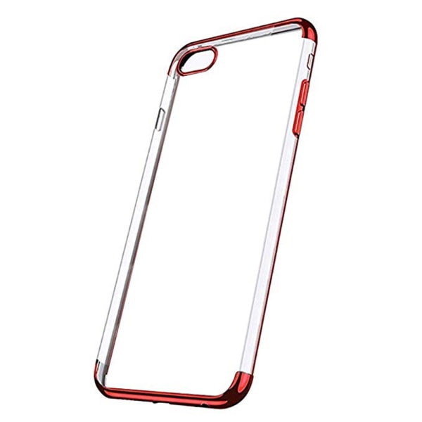Kraftig silikondeksel - iPhone 5/5S Röd