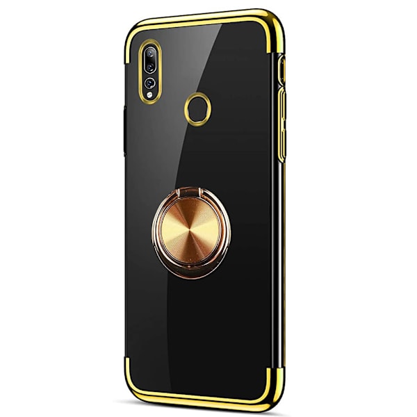Smidigt Skal med Ringhållare FLOVEME - Huawei P Smart Z Guld