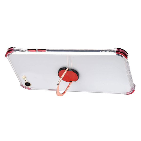 iPhone 6/6S - Robust Skyddsskal med Ringhållare Silver
