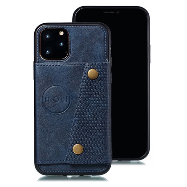 Smidigt Skyddsskal med Korthållare - iPhone 11 Pro Max Svart
