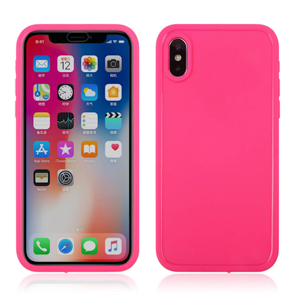 iPhone XS MAX - Robust Smart Vattentåligt Fodral (FLOVEME) Transparent/Genomskinlig