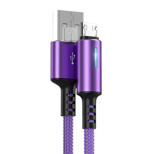 Praktiskt Type-C Snabbladdnings Kabel Lila 0,25M