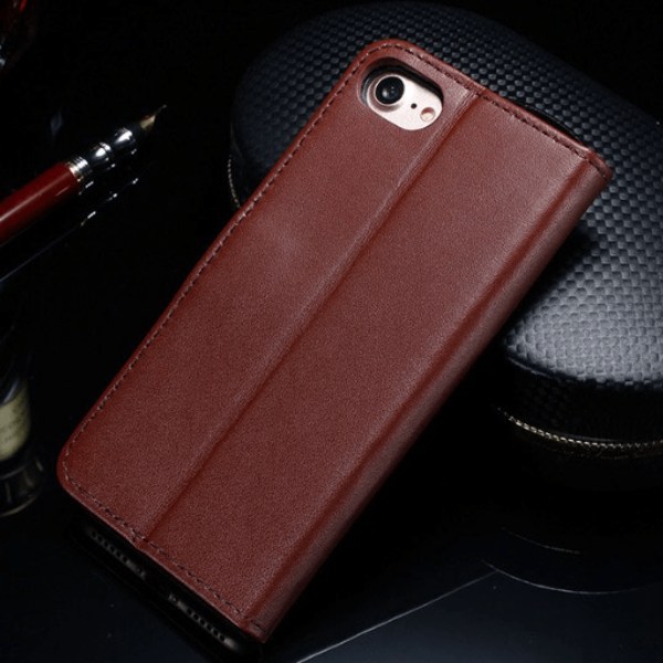 Exklusivt Stilrent Smart VINTAGE Plånboksfodral iPhone 7 PLUS Röd
