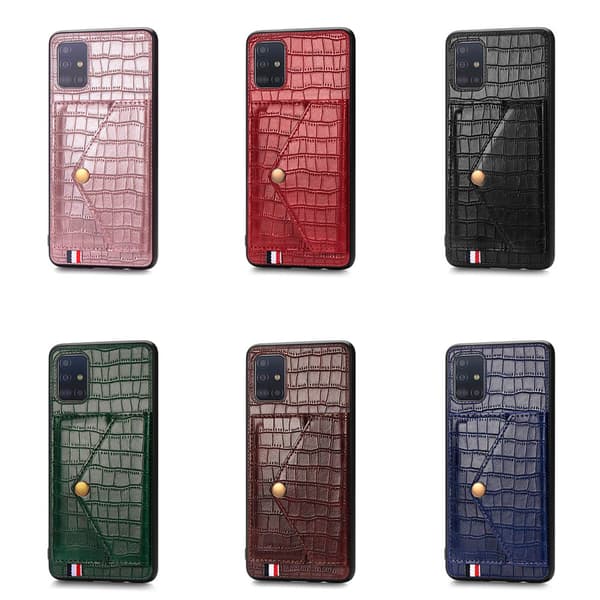 Gennemtænkt cover med kortrum - Samsung Galaxy A51 Blå