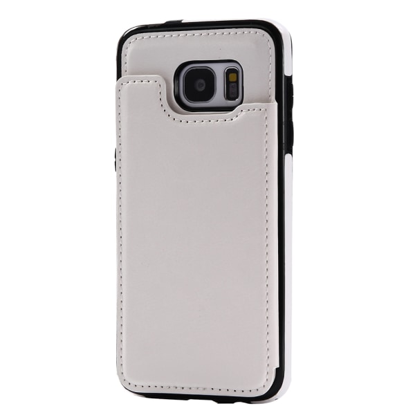 Samsung Galaxy S7 Edge - M-Safe Cover med pung Vit